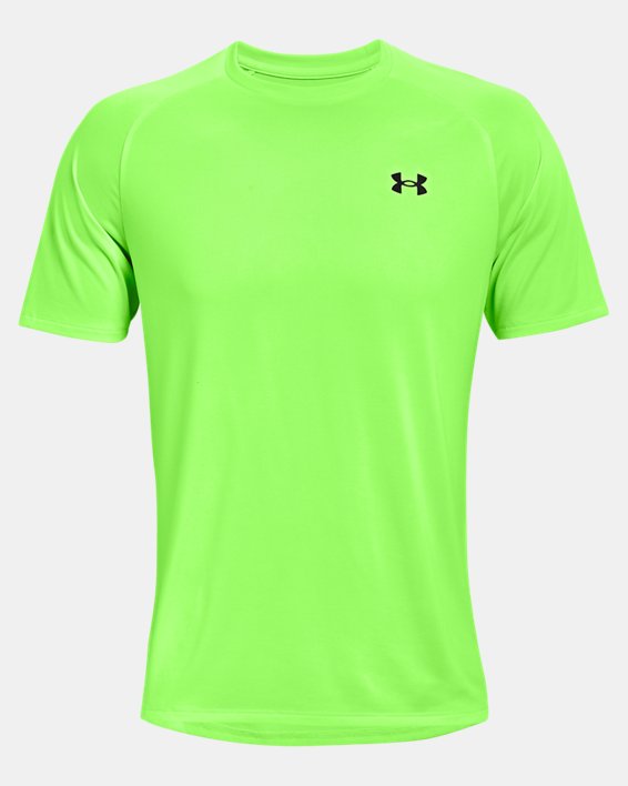 男士UA Tech™ 2.0短袖T恤, Green, pdpMainDesktop image number 4